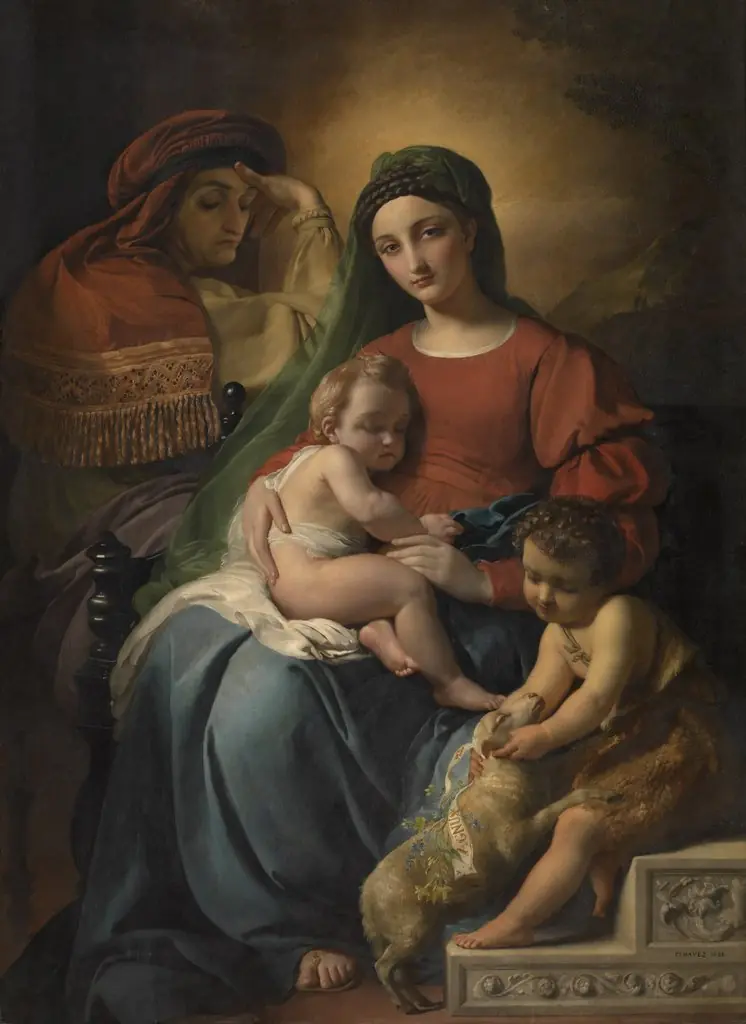 Holy Family with the Infant Saint John the Baptist, by François-Joseph Navez