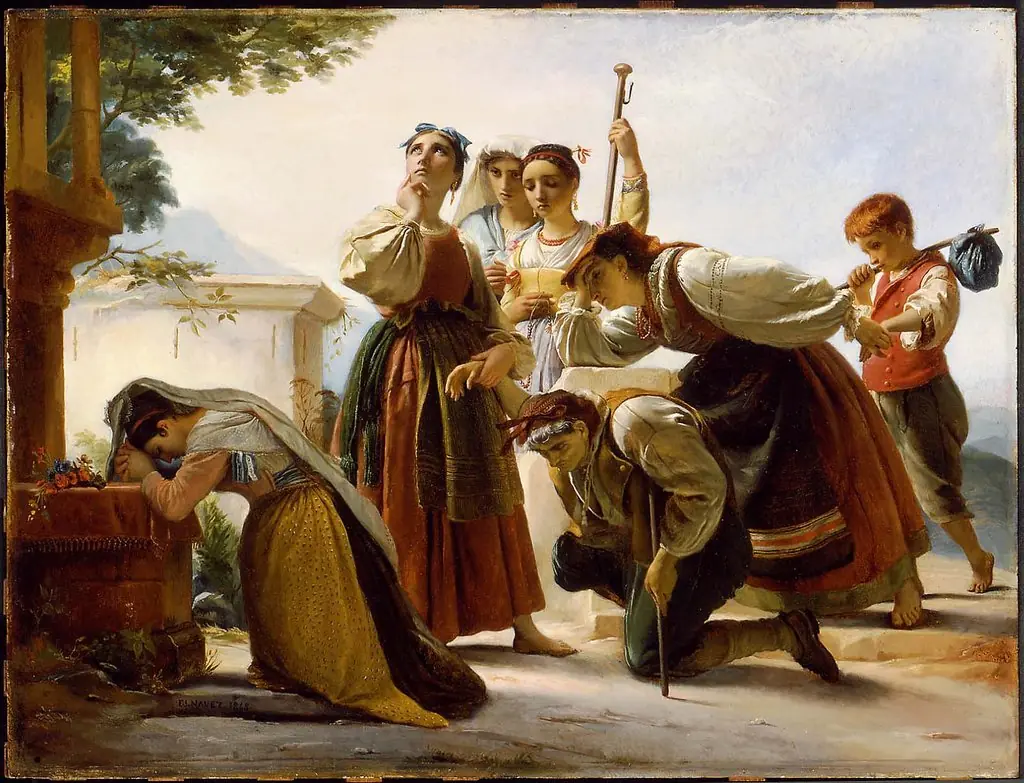 Pilgrimage in the Roman Campagna, by François-Joseph Navez