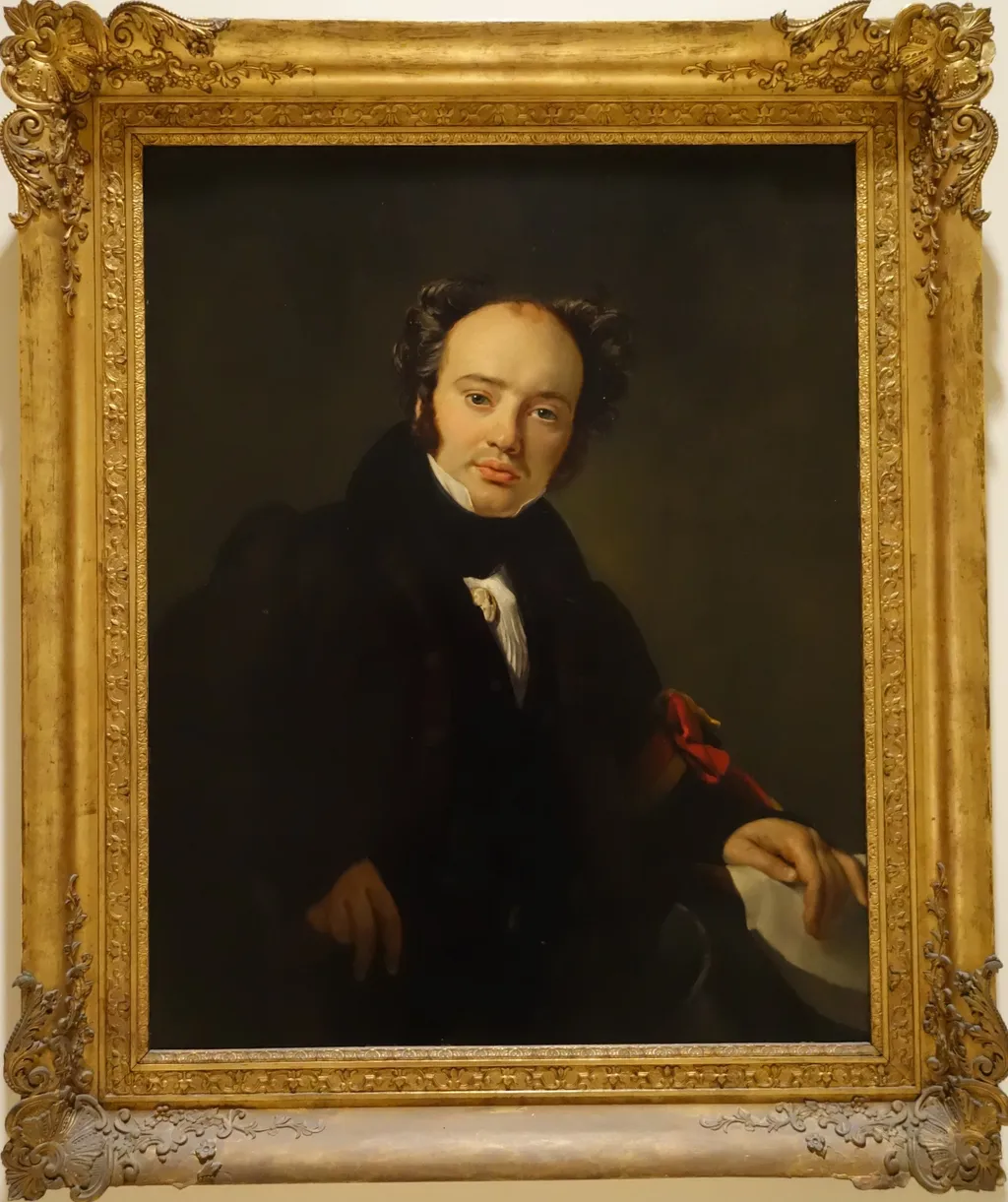 Portrait of Engelspach-Larivière, geologist, by François-Joseph Navez, oil, 1830