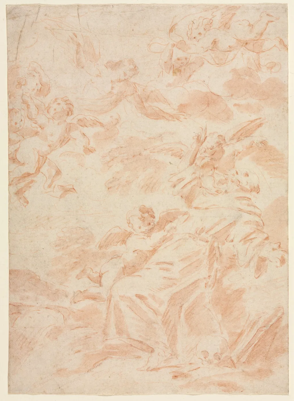 The Stigmatization of Saint Francis, by François Lemoyne, 1704