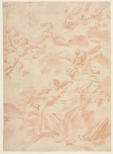 The Stigmatization of Saint Francis, by François Lemoyne