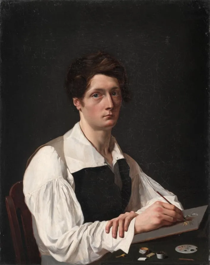 Self-Portrait, by François LePage, unspecified, 1824