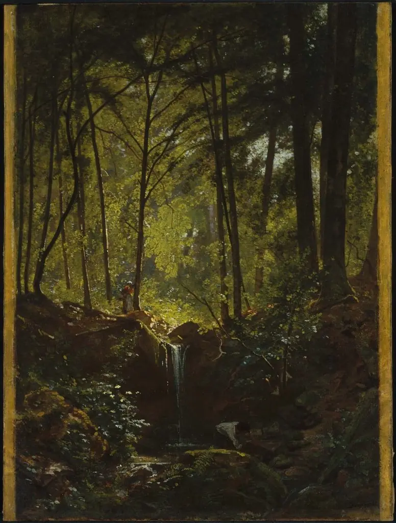 Stream in the Forest near Plombières, by François-Louis Français