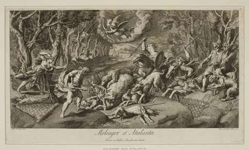 Meleager and Atlanta, by François-Louis Lonsing