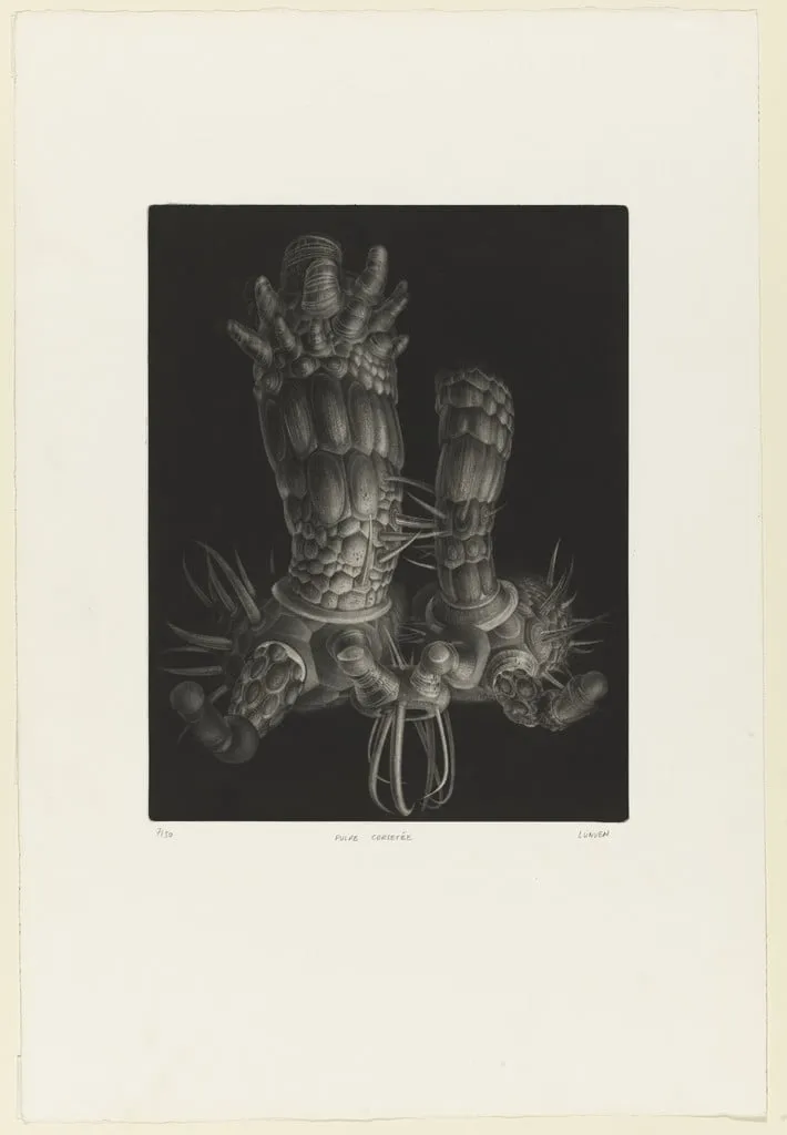 Untitled, by Francois Lunven, ink, 1963