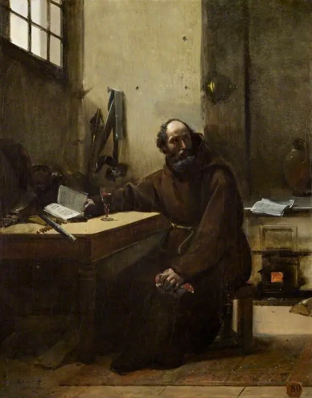 Le Maréchal de Joyeuse au couvent des Capucins (The Maréchal de Joyeuse at the Capuchin Monastery), by François Marius Granet