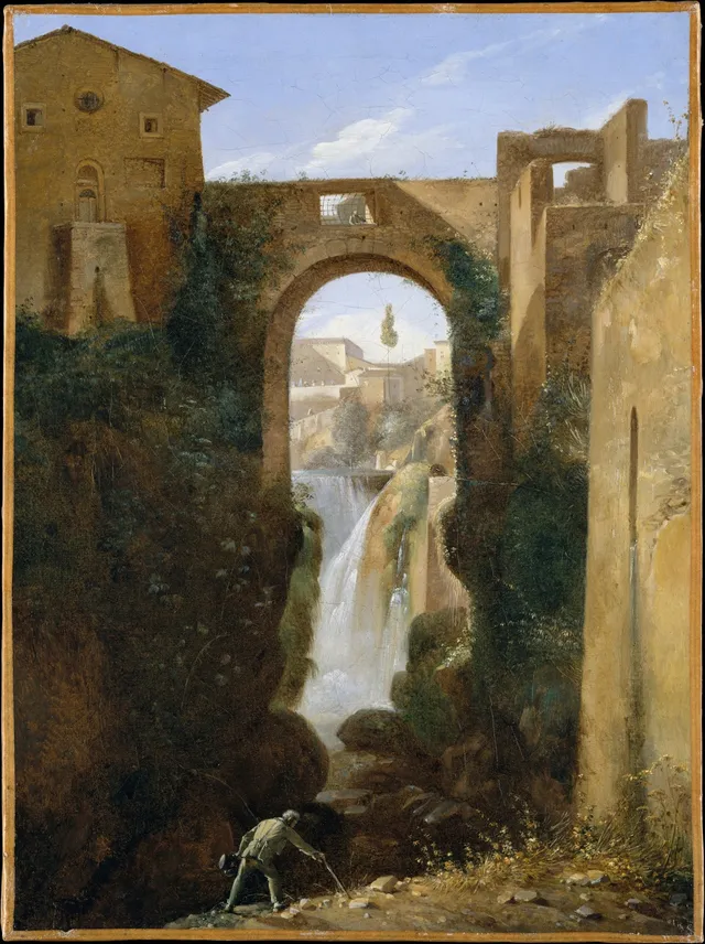 Ponte San Rocco and Waterfalls, Tivoli