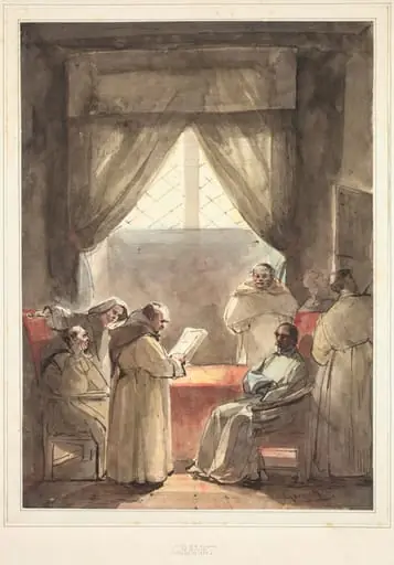The Monks, by François Marius Granet