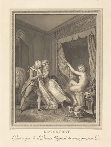 L'Indiscret, by Francois-Nicolas-Barthelemy Dequevauviller