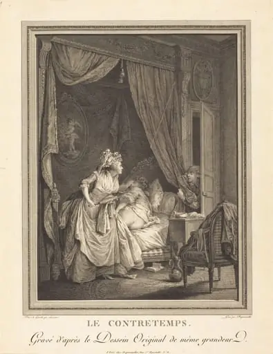 Le contretemps, by Francois-Nicolas-Barthelemy Dequevauviller