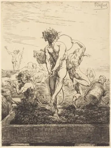 Grape Harvest, by François-Nicolas Chifflart