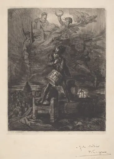 La France Libératrice, by François-Nicolas Chifflart