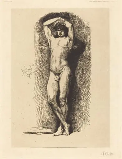 Male Academy, by François-Nicolas Chifflart