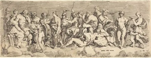 The Admission of Psyche to Olympia, by François Perrier
