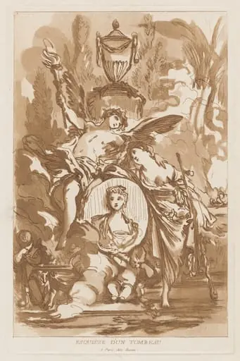 Esquisse d’un tombeau (Sketch for a Tomb), by François-Philippe Charpentier