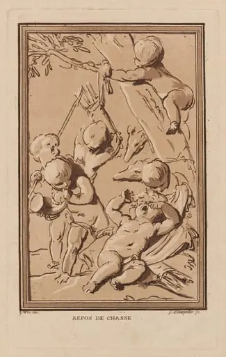 Repos de Chasse (Rest from Hunting), by François-Philippe Charpentier
