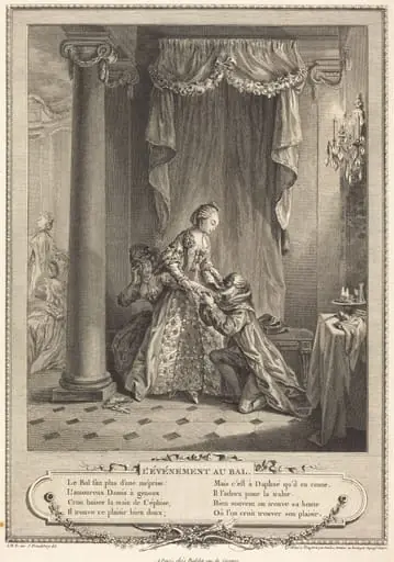 L'evenement au bal, by Francois-Robert Ingouf