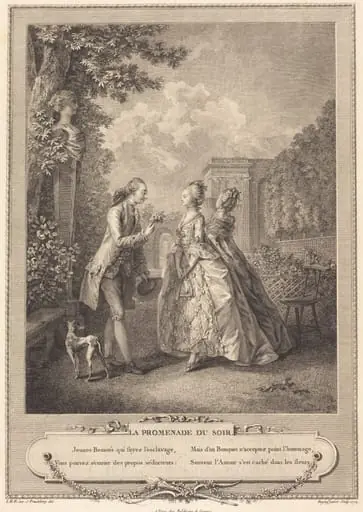 La promenade du soir, by Francois-Robert Ingouf