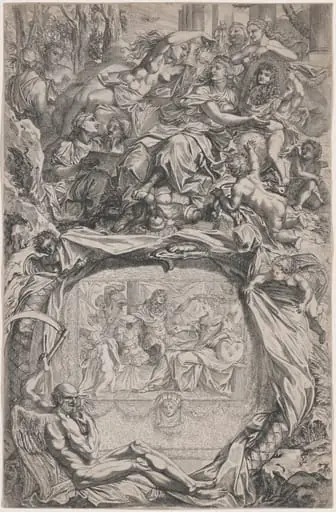 France Crowned with Victory by Louis XIV, by François Verdier
