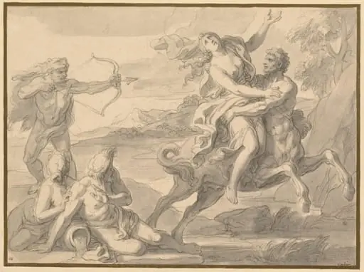 The Rape of Deianira, by François Verdier