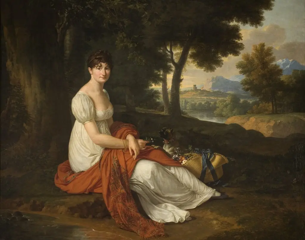 Portrait of Elżbieta Skotnicka née Laskiewicz (1781–1849), Wife of Michał Skotnicki, by François-Xavier Fabre