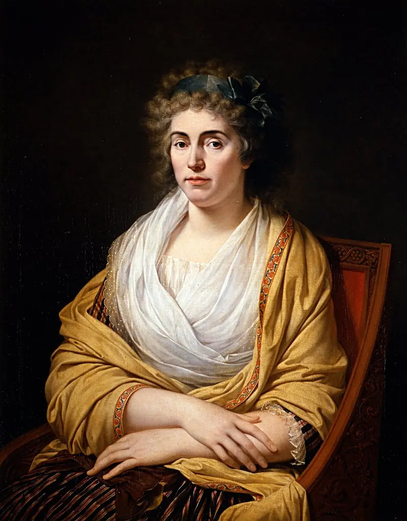 Portrait of Louise, wife of Bonnie Prince Charlie, by François-Xavier Fabre