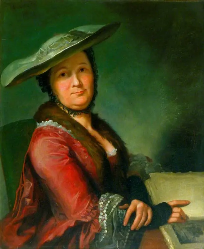 Madame Roubiliac, née Nicole Céleste Regnier (c.1722–c.1782), Fourth Wife of Louis François Roubiliac, by François Xavier Vispré