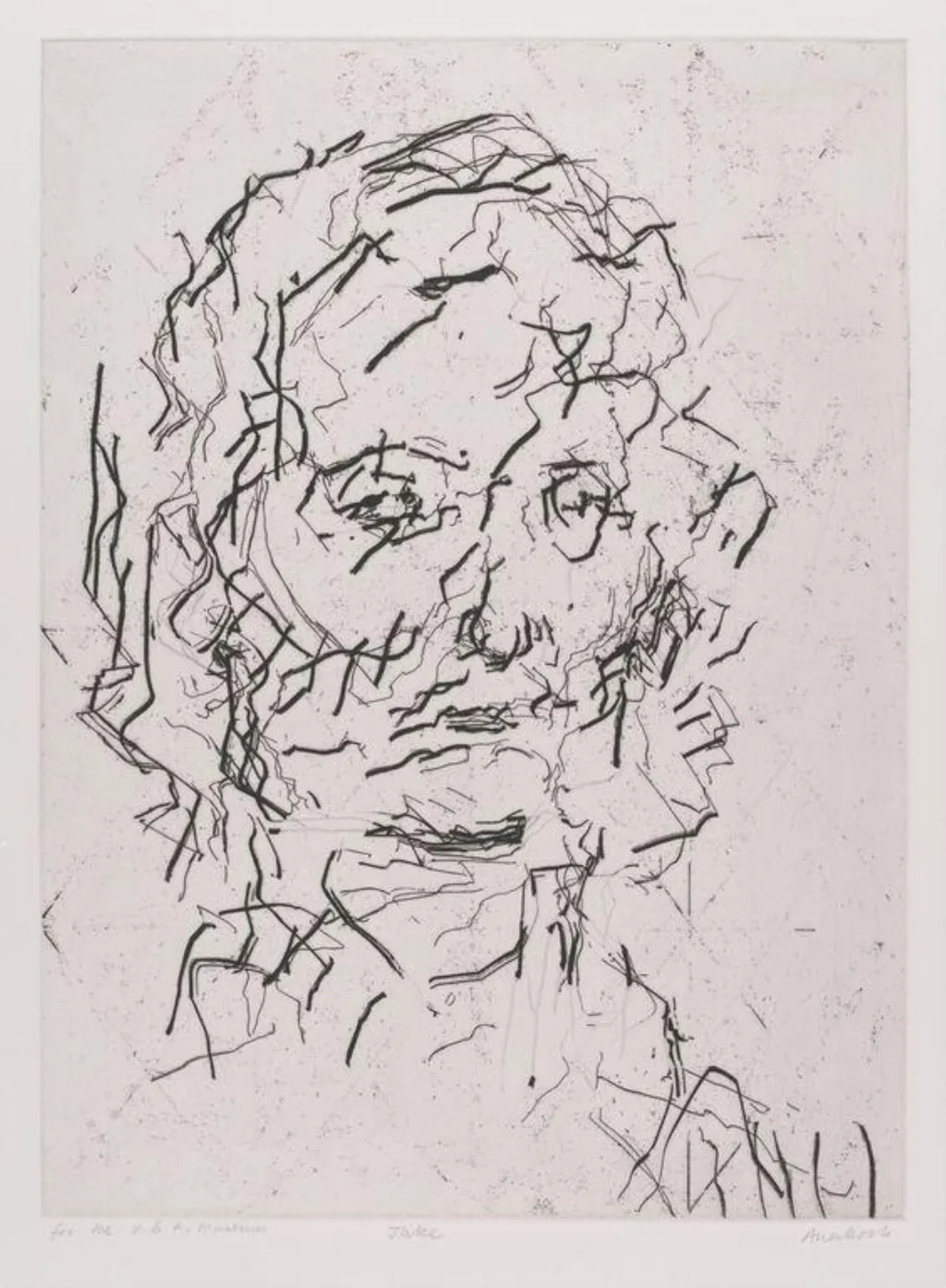 Jake 06, by Frank Auerbach, 2006