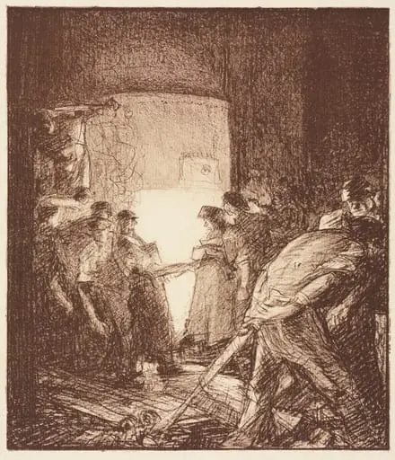 Blast Furnace, by Frank Brangwyn
