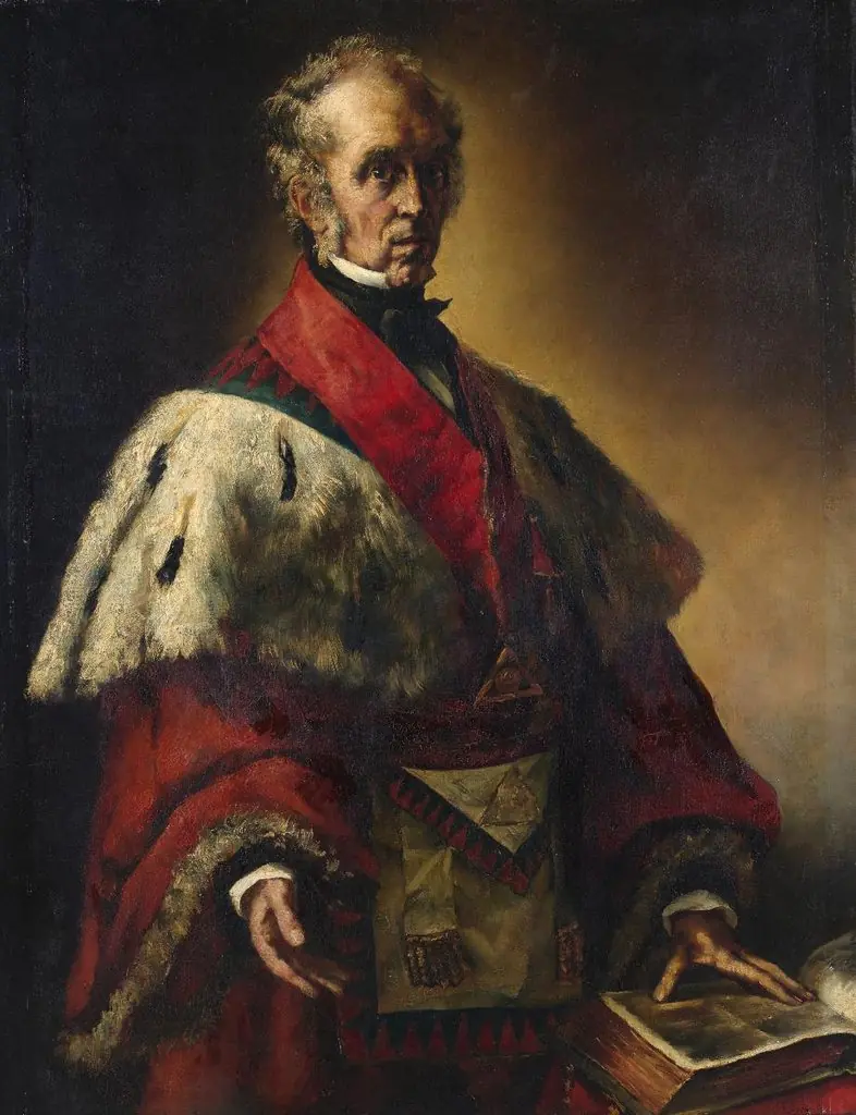 Bildnis eines Freimaurers. Alderman W. Bean, by Frank Buchser