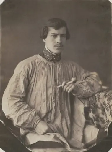 Artist (or Assistant) with Pipe, by Frank Chauvassaignes