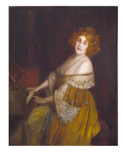 Julia Neilson as Nell Gwyn in <i>Sweet Nell of Old Drury</i> by Paul Kester, by Frank Daniell