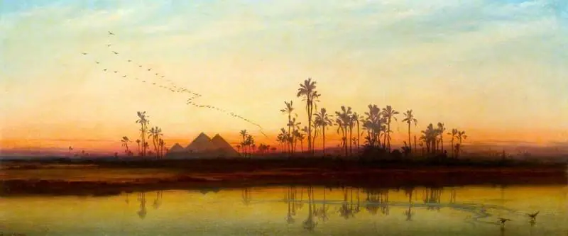 Sunset on the Nile, by Frank Dillon