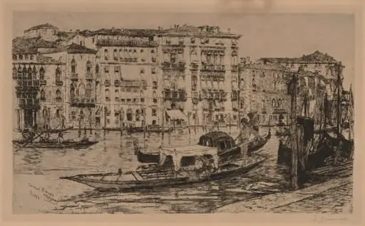 Grand Canal, Venice, by Frank Duveneck