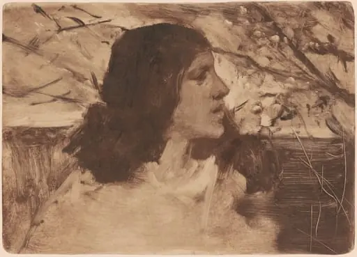 Head of a Woman, by Frank Duveneck