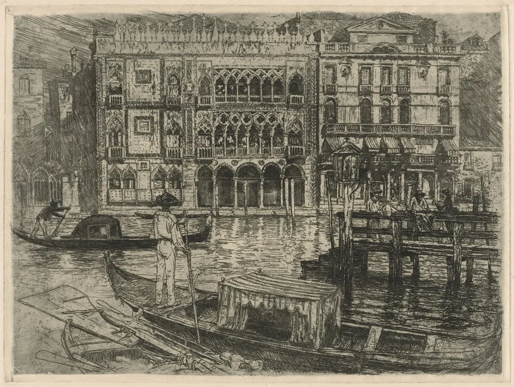 Palazzo ca d'Oro, by Frank Duveneck, 1883
