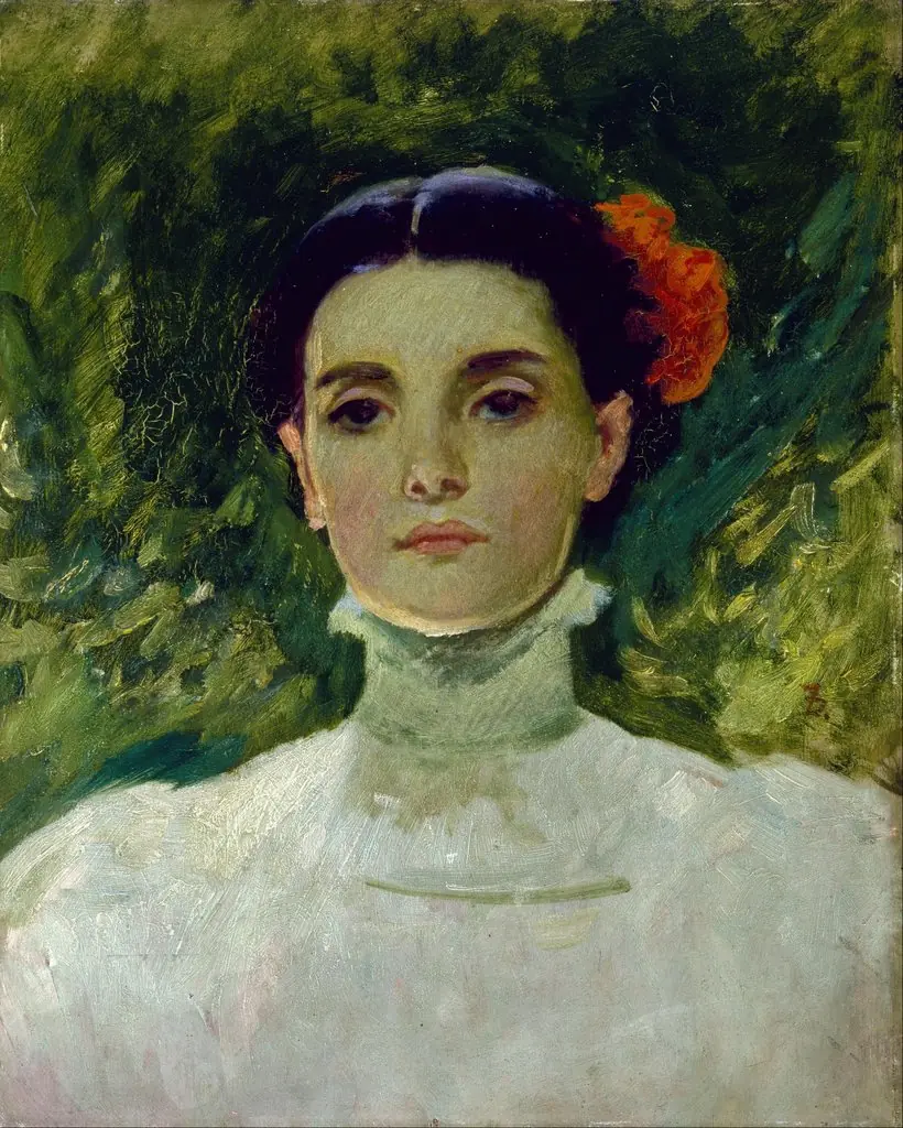 Portrait of Maggie Wilson, by Frank Duveneck