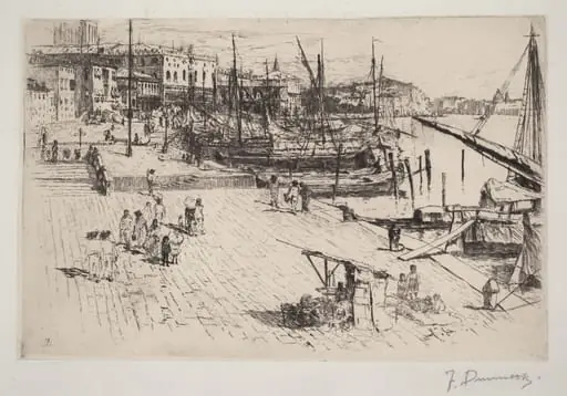 Riva degli Schiavoni, No. 1, by Frank Duveneck