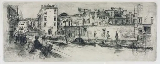 San Trovasso Canal, Venice, by Frank Duveneck