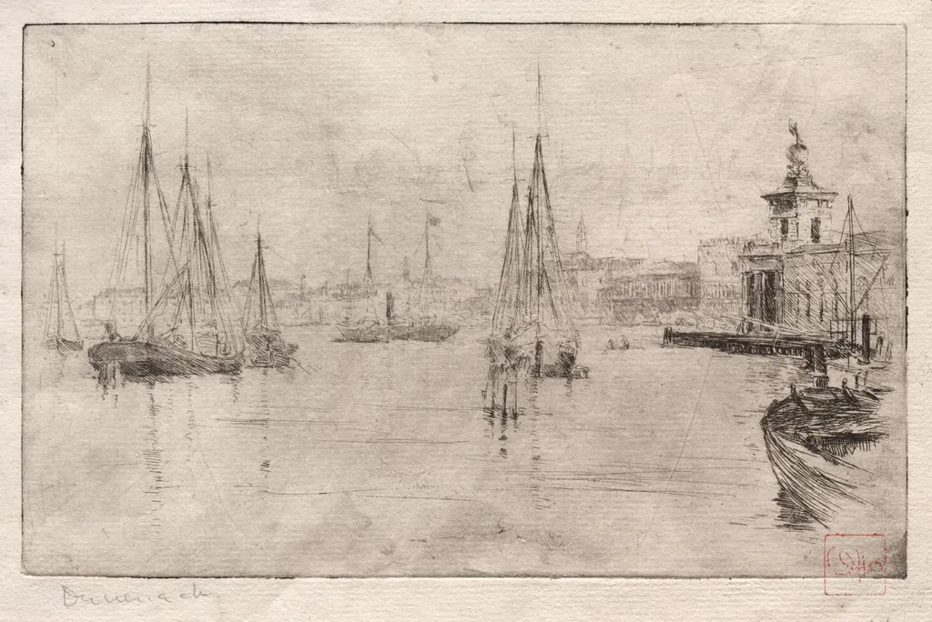 Shipping, by Frank Duveneck, 1883