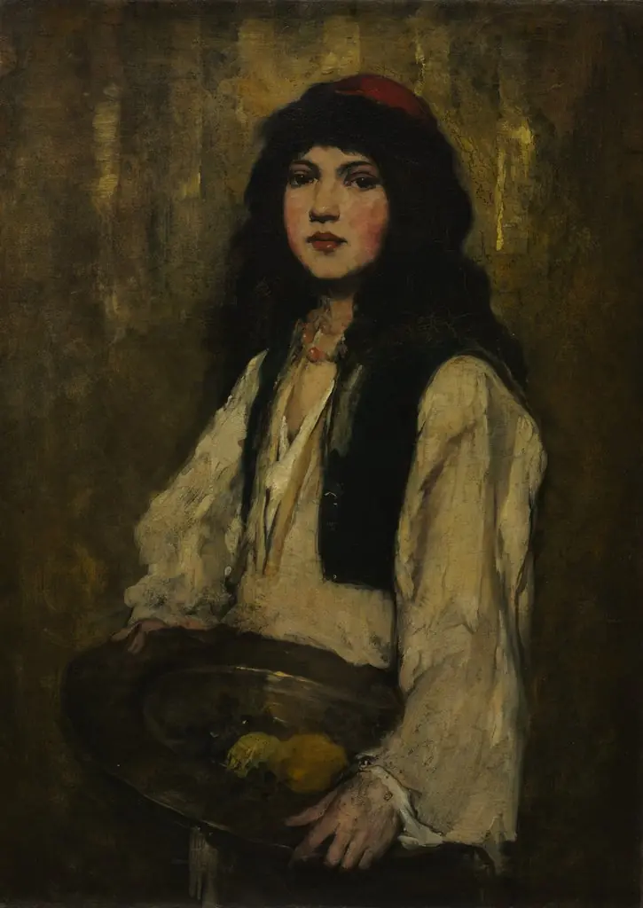 The Venetian Girl, by Frank Duveneck