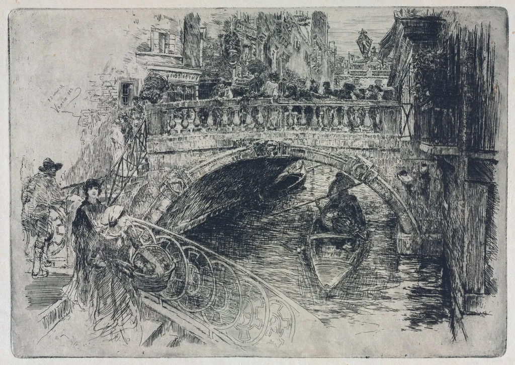 Venetian Bridge, by Frank Duveneck, 1884