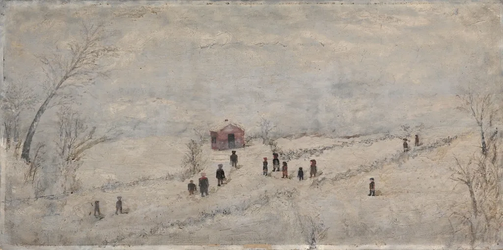 Snow Scene, by Frank E. Case, oil, 1901