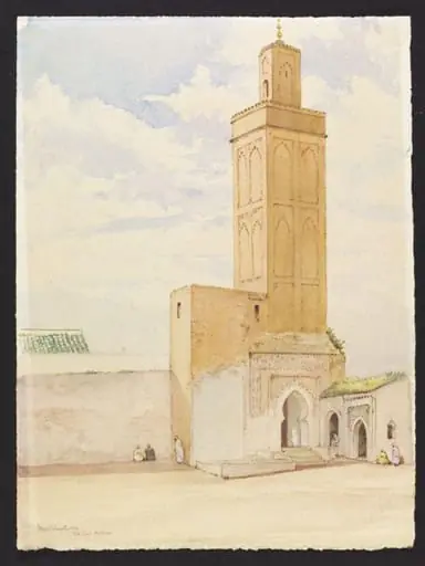 Mosque of Sidi Said bou Othman, Meknes, by Frank Galsworthy