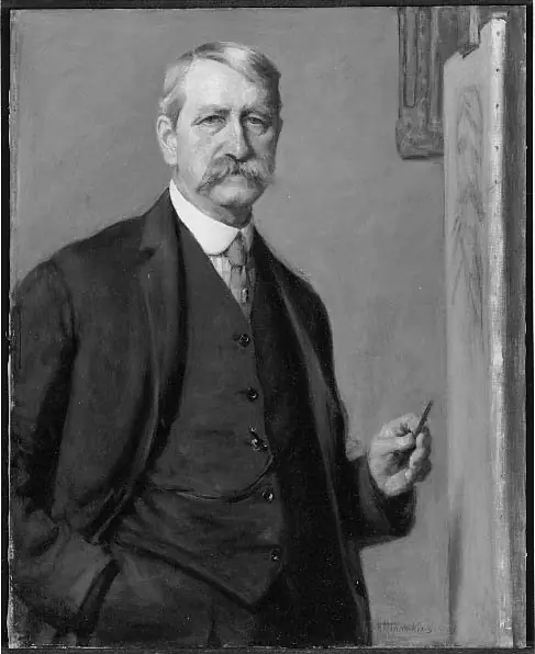 Self Portrait, by Frank Hector Tompkins