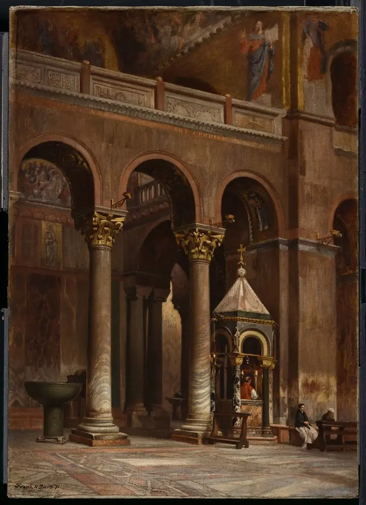 Chapel of the Crucifix, Saint Mark's, Venice, by Frank Hill Smith