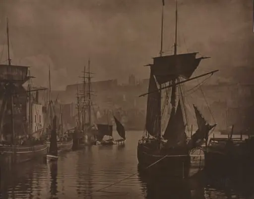 Whitby Harbor, by Frank Meadow Sutcliffe