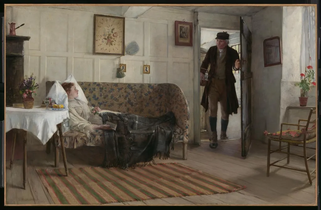 The Granddaughter, by Frank Millet, oil, 1893