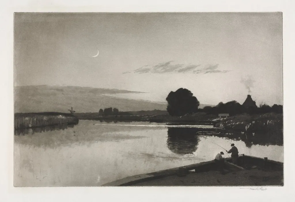 The New Moon, by Frank Short, 1918