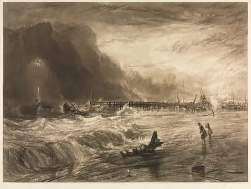 Vessel in Distress of Yarmouth, by Frank Short